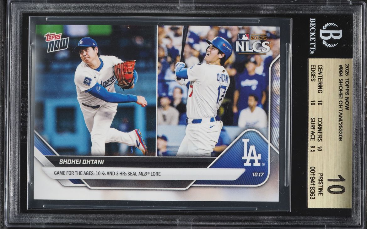2025 Topps Now Shohei Ohtani #884 BGS 10 PRISTINE