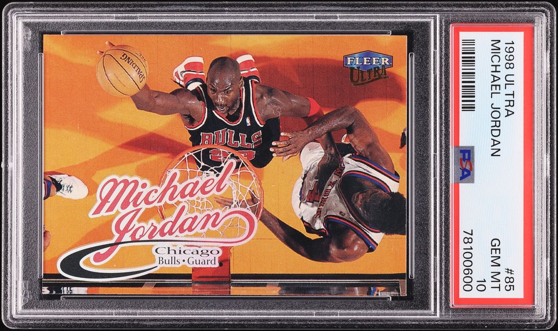 1998 Ultra Basketball Michael Jordan #85 PSA 10 GEM MINT