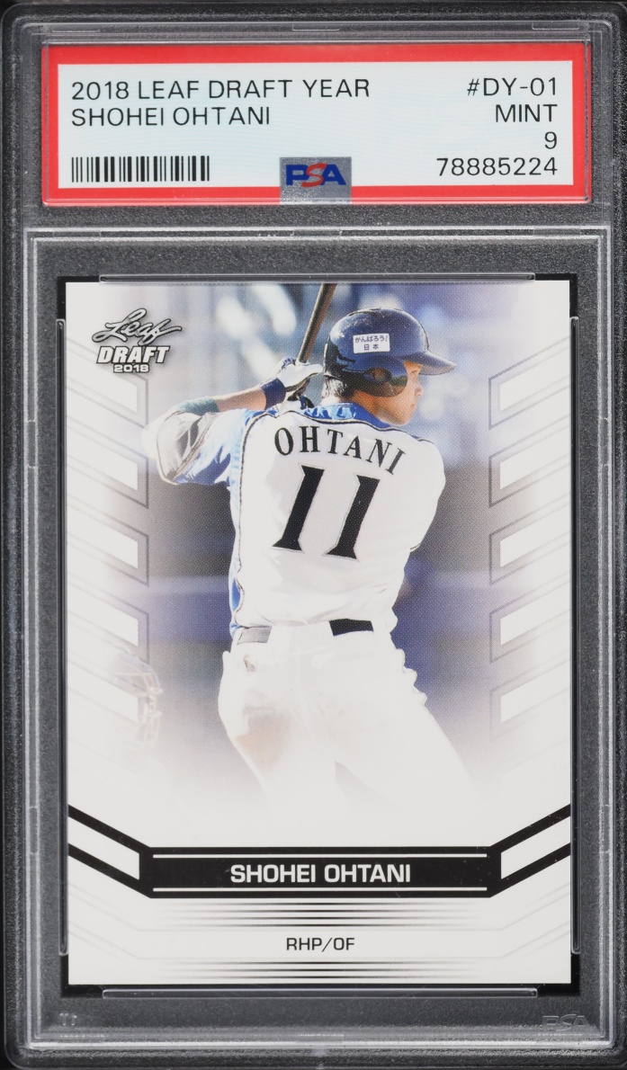 2018 Leaf Draft Year Shohei Ohtani ROOKIE #DY-01 PSA 9 MINT