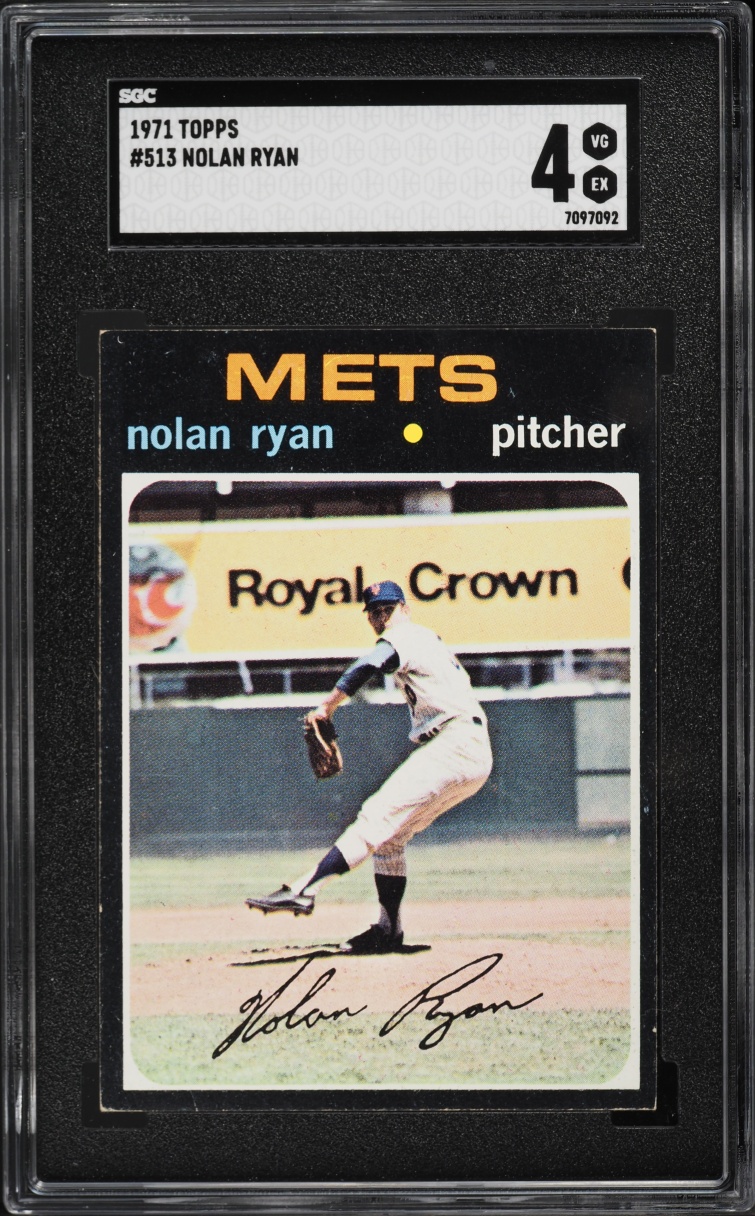 1971 Topps Nolan Ryan #513 SGC 4 VGEX