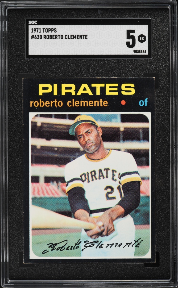 1971 Topps Roberto Clemente #630 SGC 5 EX