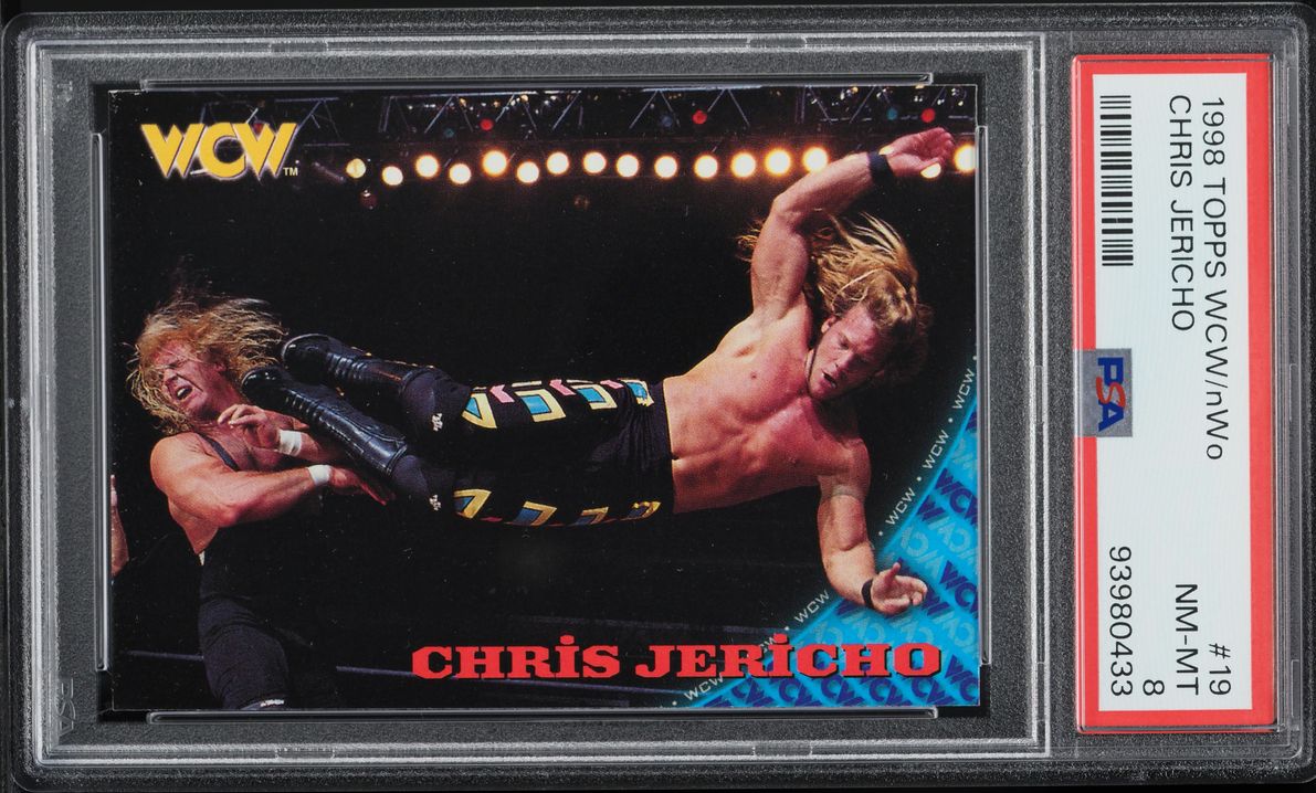 1998 Topps WCW/nWo Chris Jericho #19 PSA 8 NM-MT