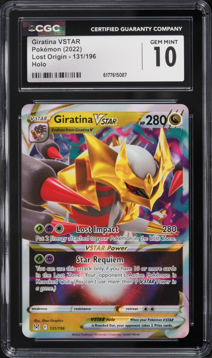 2022 Pokemon Sword & Shield Lost Origin Holo Giratina VSTAR #131 CGC 10 GEM MINT