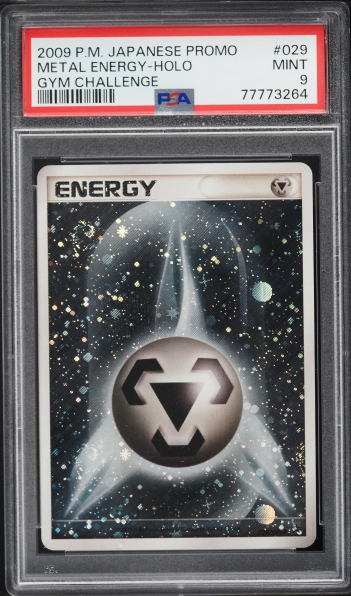 2009 Pokemon Japanese Promo Gym Challenge Holo Metal Energy #029 PSA 9 MINT