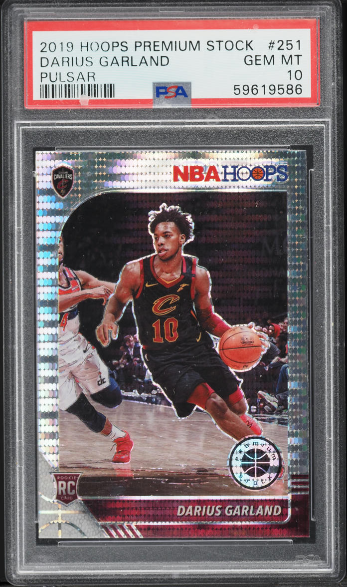 2019 Hoops Premium Stock Pulsar Darius Garland ROOKIE #251 PSA 10 GEM MINT