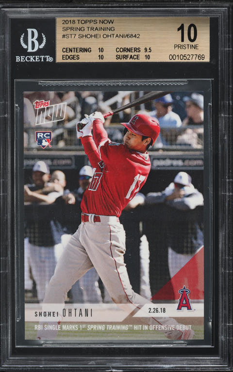 2023 Topps Pristine 7 Wonders Red Shohei Ohtani 1/5 #7W3 PSA