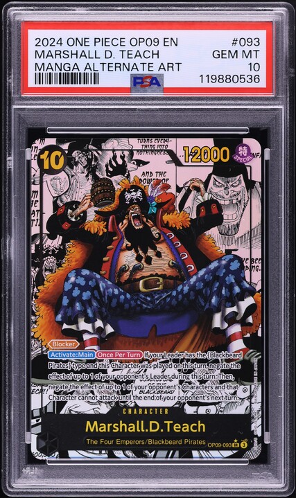 2024 ONE PIECE JPN マーシャル・D・ティーチ 2024 One Piece Japanese Emperors Wanted Alt Art Marshall D
