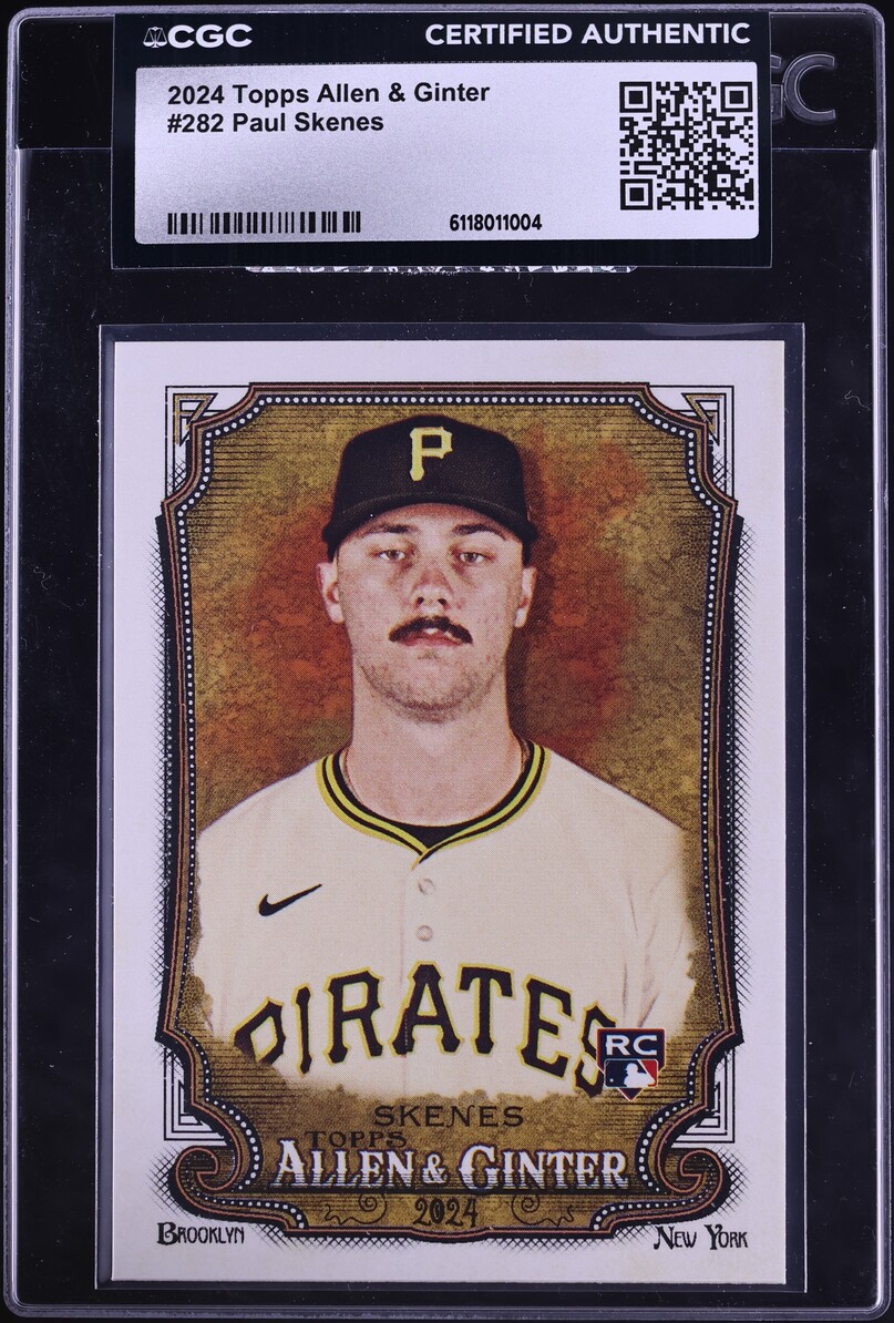 2024 Topps Allen & Ginter Paul Skenes ROOKIE #282 CGC AUTH