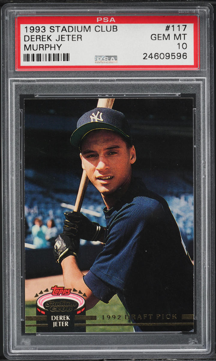 THE STAR CLUB 『FANATIC 』 1993 Stadium Club Murphy Derek Jeter ROOKIE #117 PSA 10 GEM