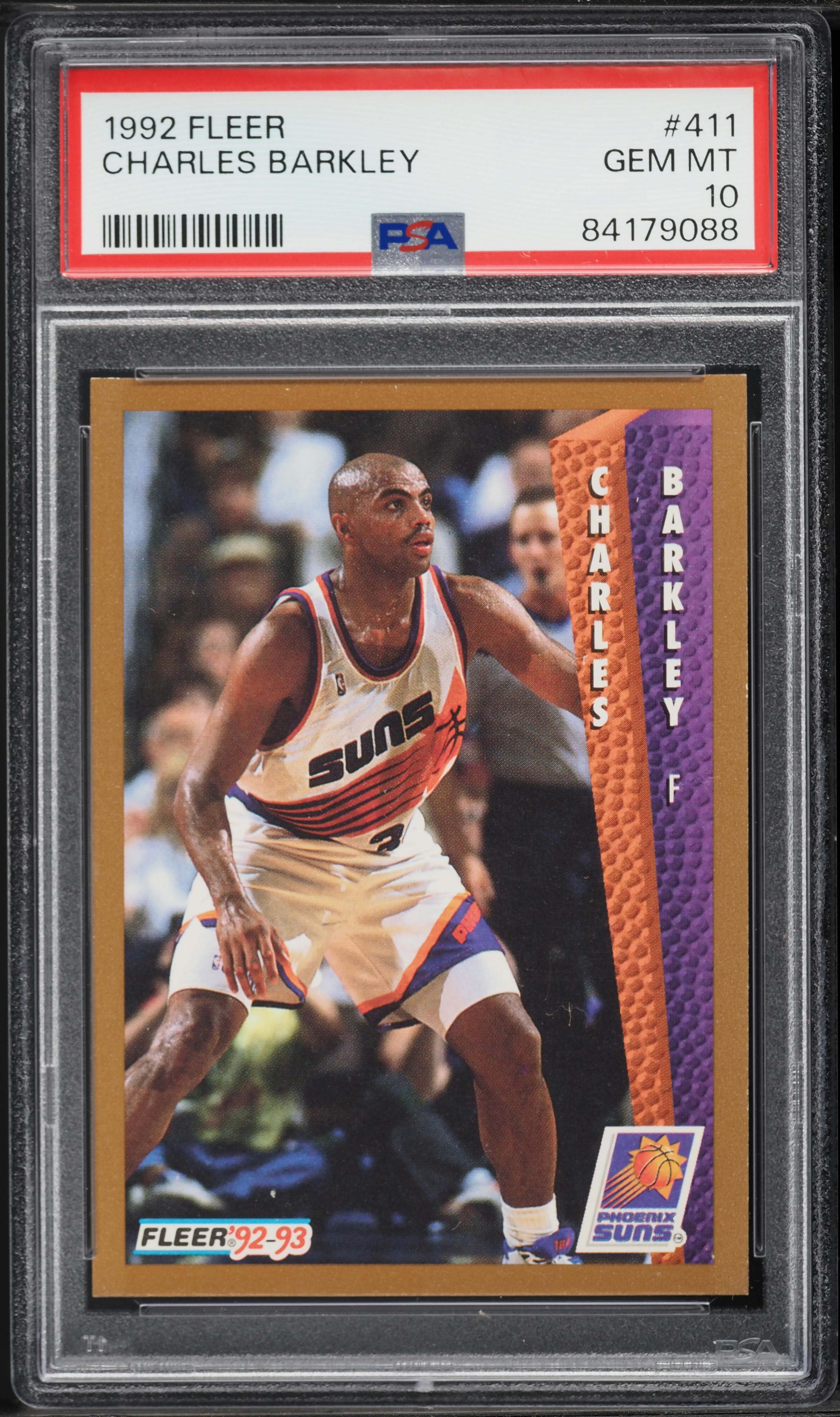 1992 Fleer Basketball Charles Barkley #411 PSA 10 GEM MINT on