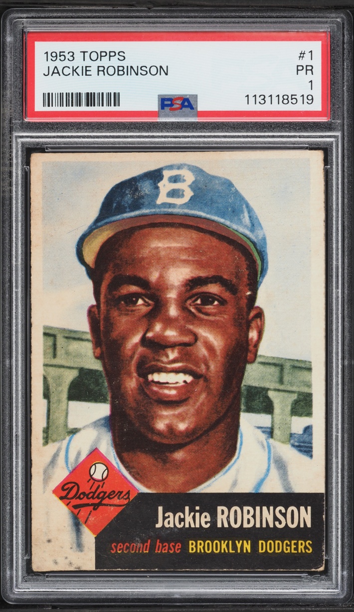 1953 Topps Jackie Robinson #1 PSA 1 PR