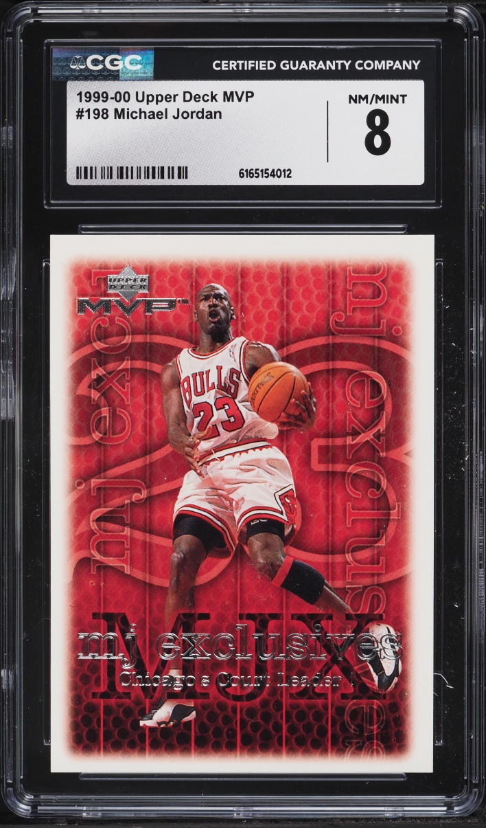 1999 Upper Deck MVP Michael Jordan #198 CGC 8 NM-MT