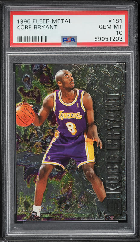 1996 SP Basketball Kobe Bryant ROOKIE #134 PSA 9 MINT on Fanatics