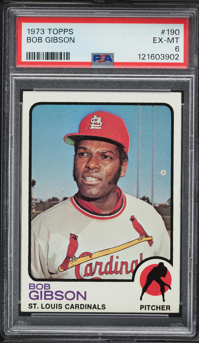 1973 Topps Bob Gibson #190 PSA 6 EXMT