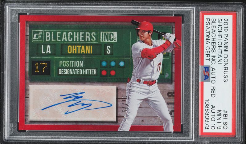 その他 MLB Shohei Ohtani Donruss PSA10 2019 Donruss Artist Proof Shohei Ohtani /10 #164 PSA 10 GEM MINT