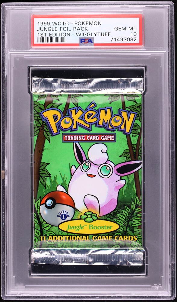 1999 Pokemon Base Set Booster Pack Charizard Art PSA 10 GEM MINT