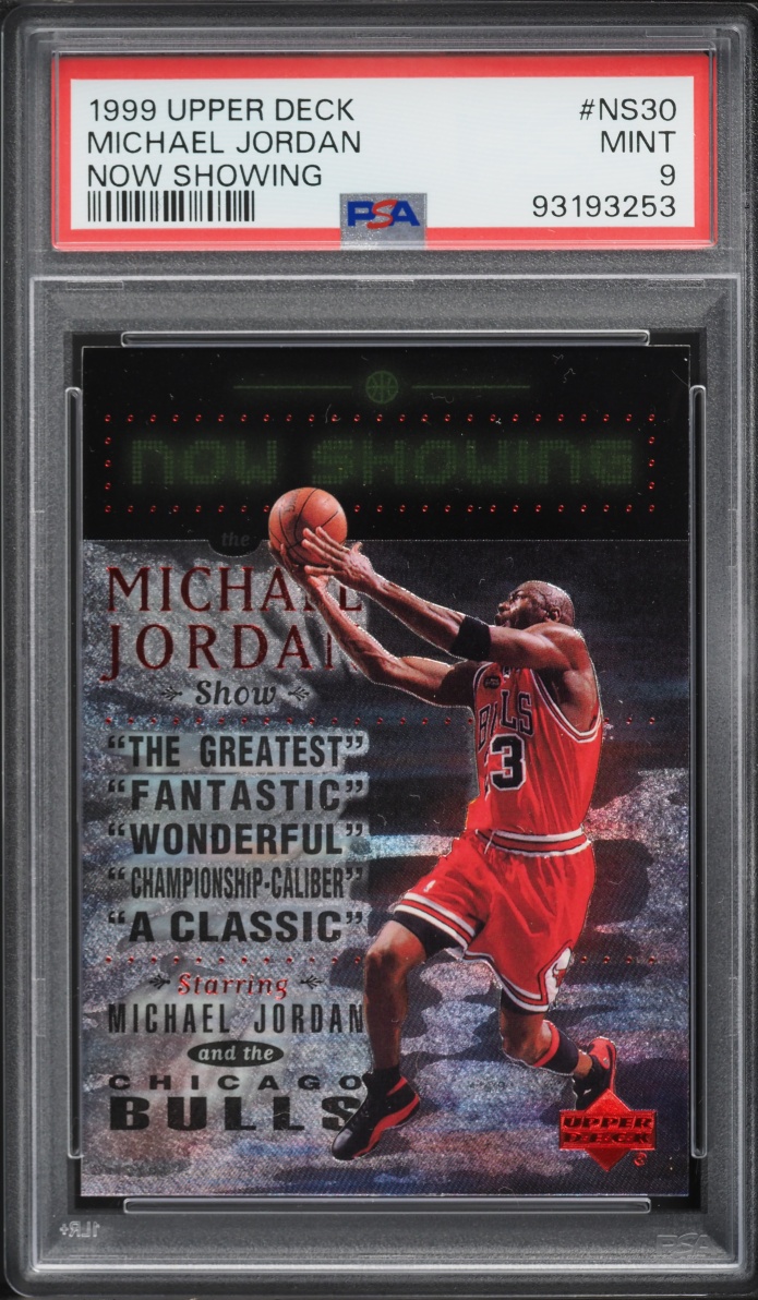 1999 Upper Deck Now Showing Michael Jordan #NS30 PSA 9 MINT