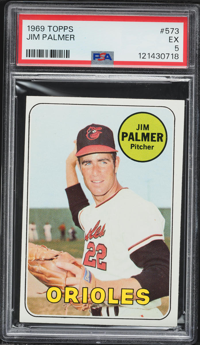 1969 Topps Jim Palmer #573 PSA 5 EX