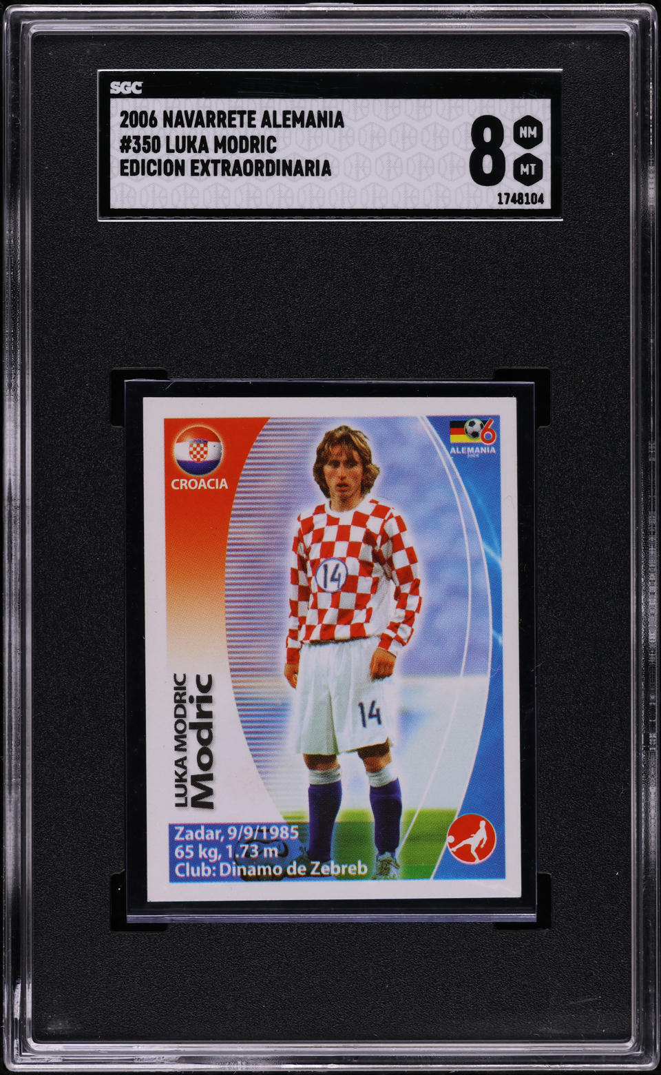 2006 Navarrete Mundial Alemania Edicion Extraordinaria Luka Modric ...