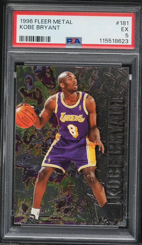 1996 Topps Basketball Kobe Bryant ROOKIE #138 PSA 9 MINT on