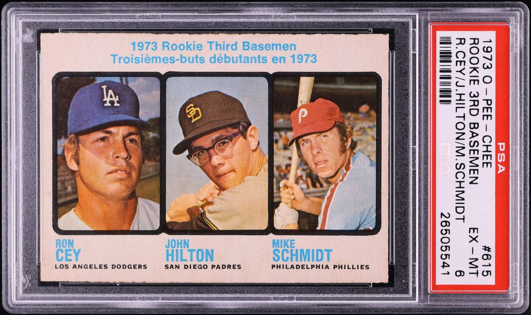 1973 O-Pee-Chee Mike Schmidt ROOKIE #615 PSA 6 EXMT