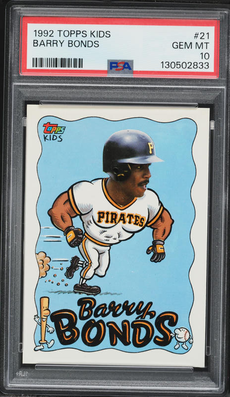 1992 Bowman Foil Barry Bonds #590 PSA 9 MINT on Fanatics Collect