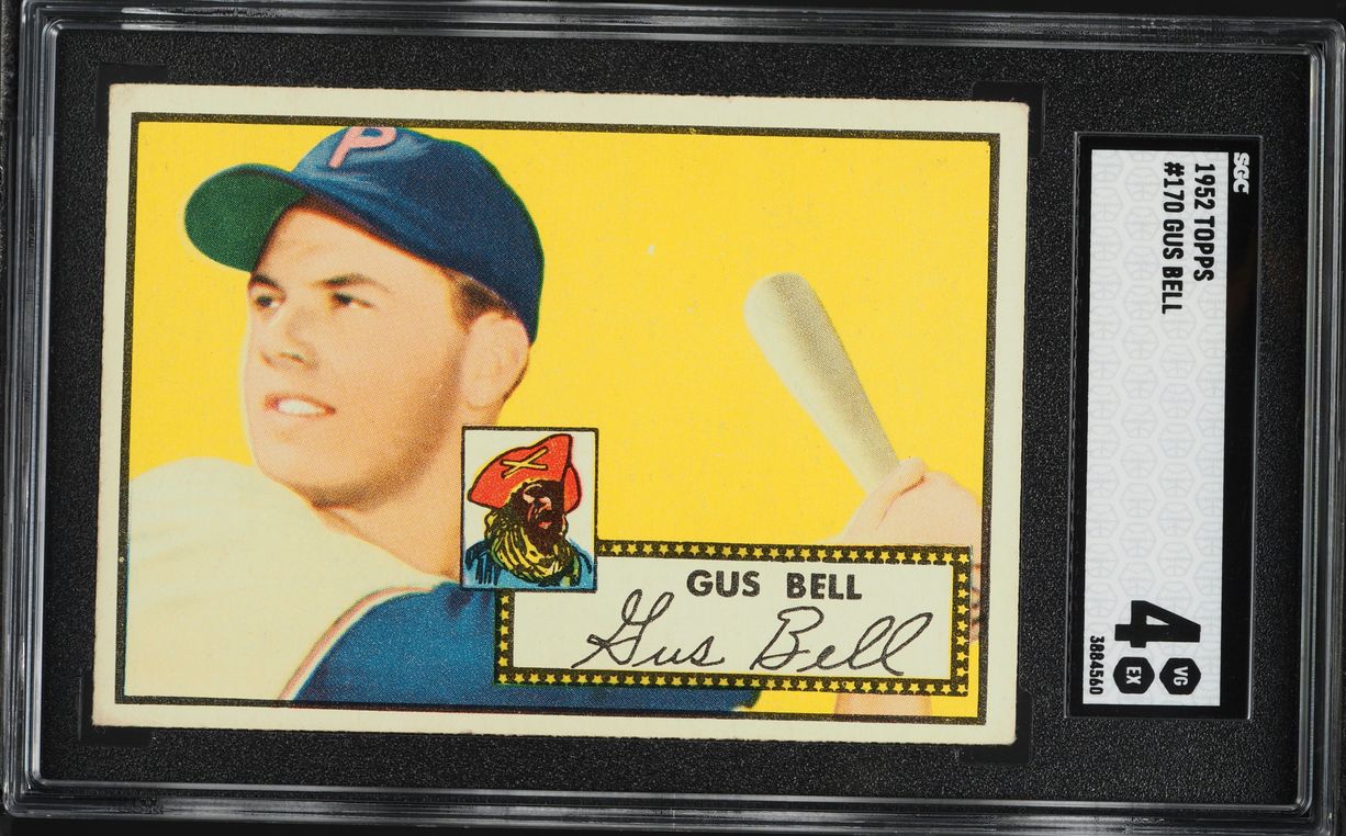 1952 Topps Gus Bell #170 SGC 4 VGEX