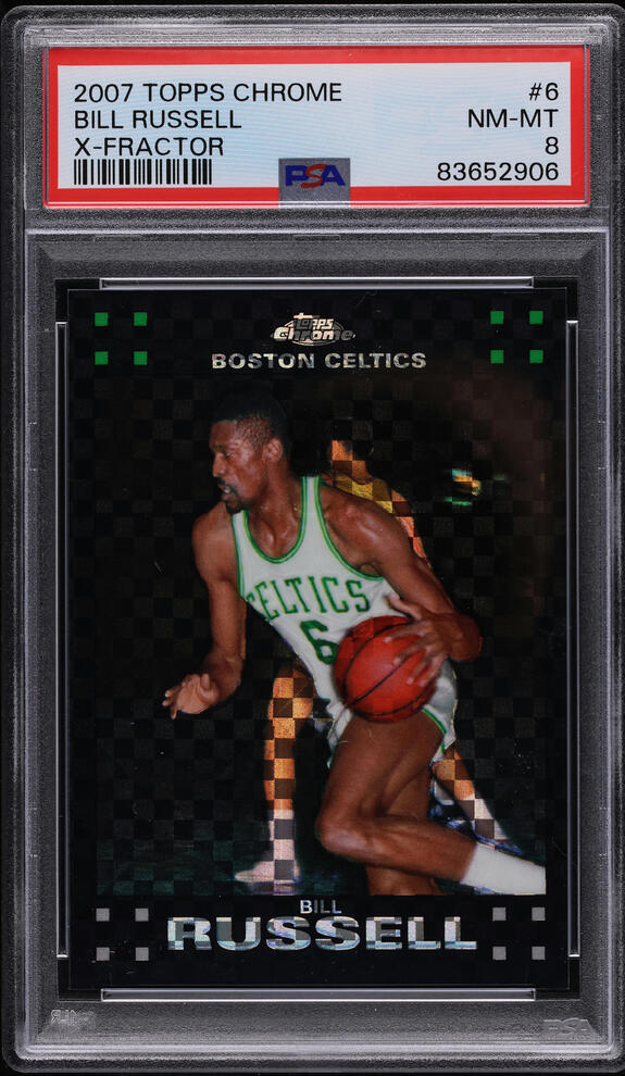 2009 Bowman 48 Bill Russell AUTO #48A-BR BGS 9.5 GEM MINT on