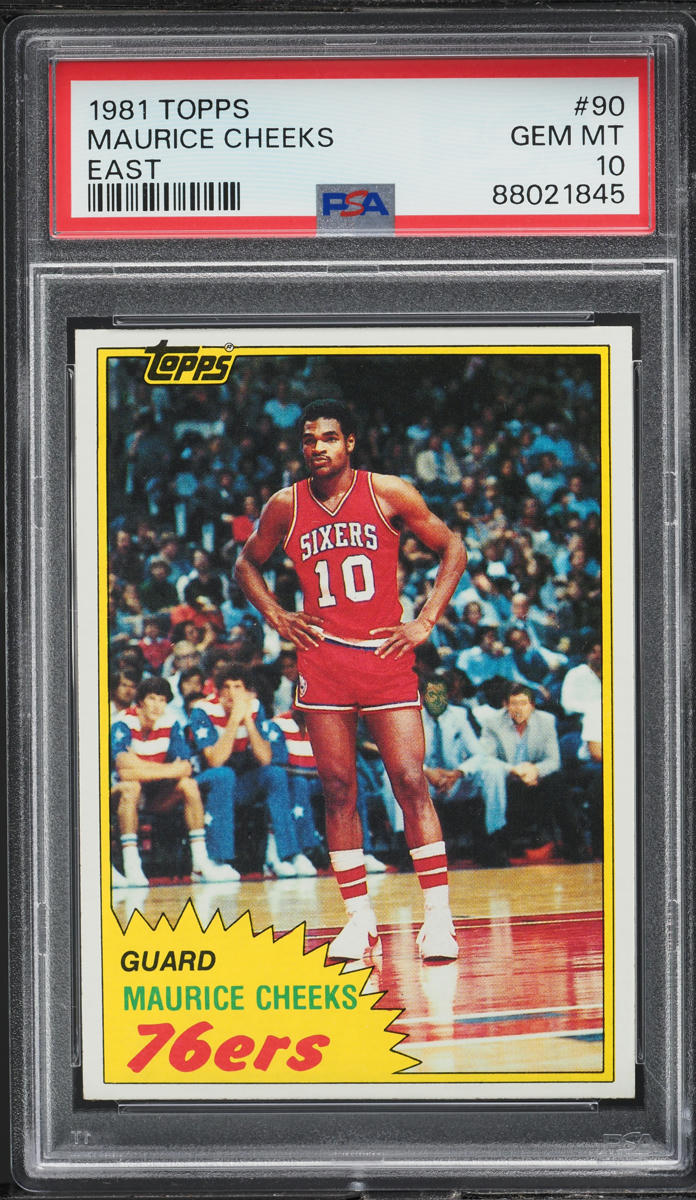 1981 Topps Basketball Maurice Cheeks EAST #90 PSA 10 GEM MINT