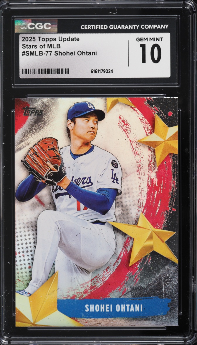 2025 Topps Update Stars Of MLB Shohei Ohtani #SMLB-77 CGC 10 GEM MINT