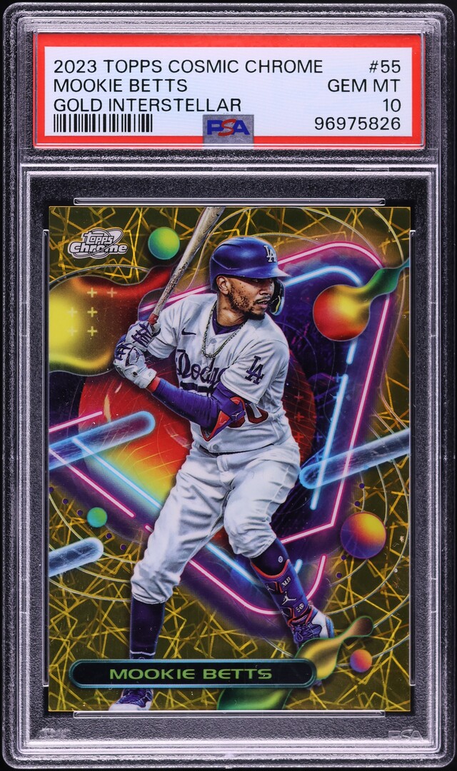 2023 Topps Chrome Cosmic Gold Interstellar Refractor Mookie