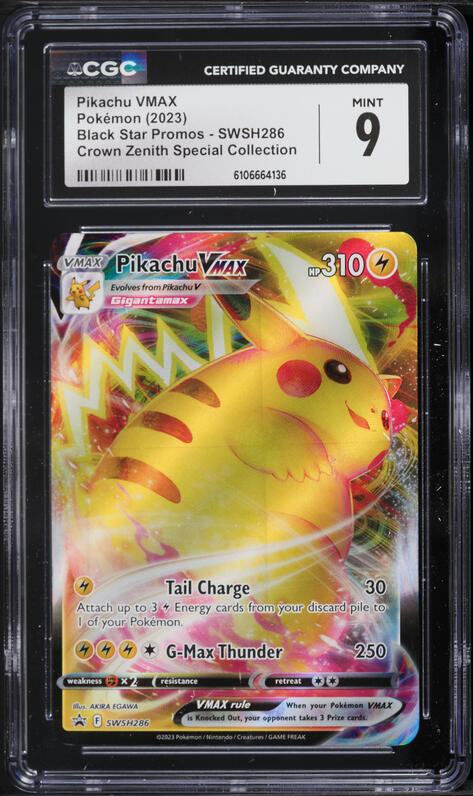 2020 Pokemon SWSH Vivid Voltage Full Art Pikachu VMAX #44 CGC 8.5