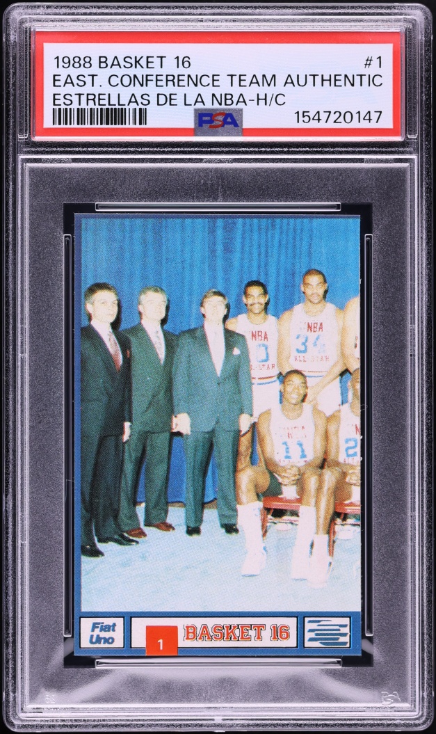 1988 Basket 16 Las Estrellas De La NBA East Conference Team #1 PSA AUTH
