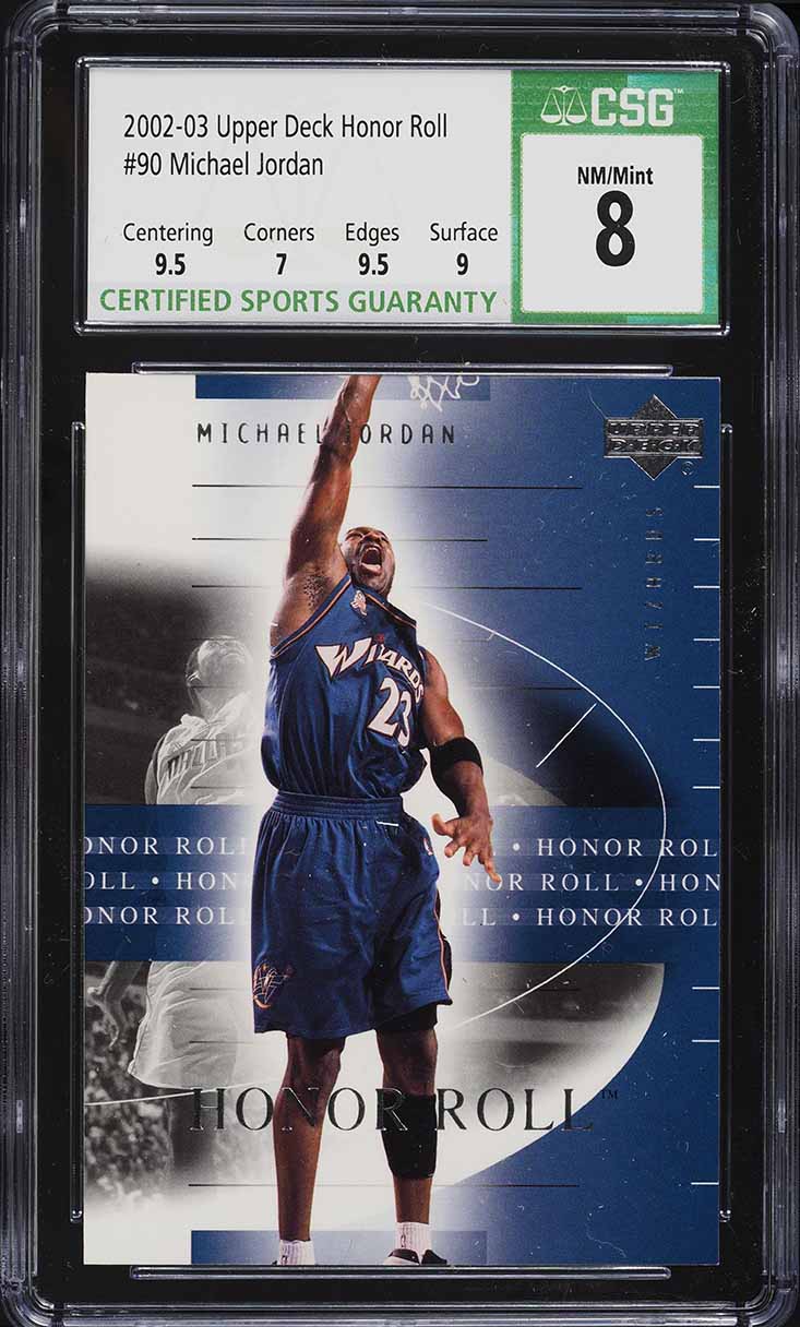 2002 Upper Deck Honor Roll Michael Jordan #90 CSG 8 NM-MT