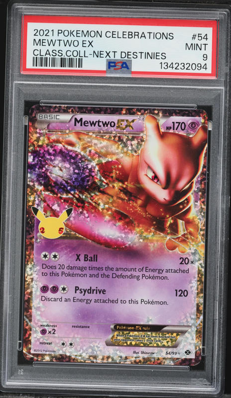 2021 Pokemon Japanese SWSH 25th Anniversary Promo Mewtwo EX #22