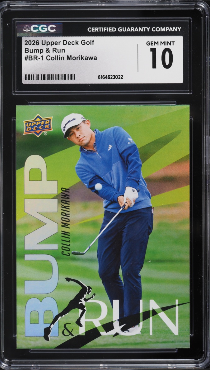 2026 Upper Deck Golf Bump & Run Collin Morikawa #BR-1 CGC 10 GEM MINT