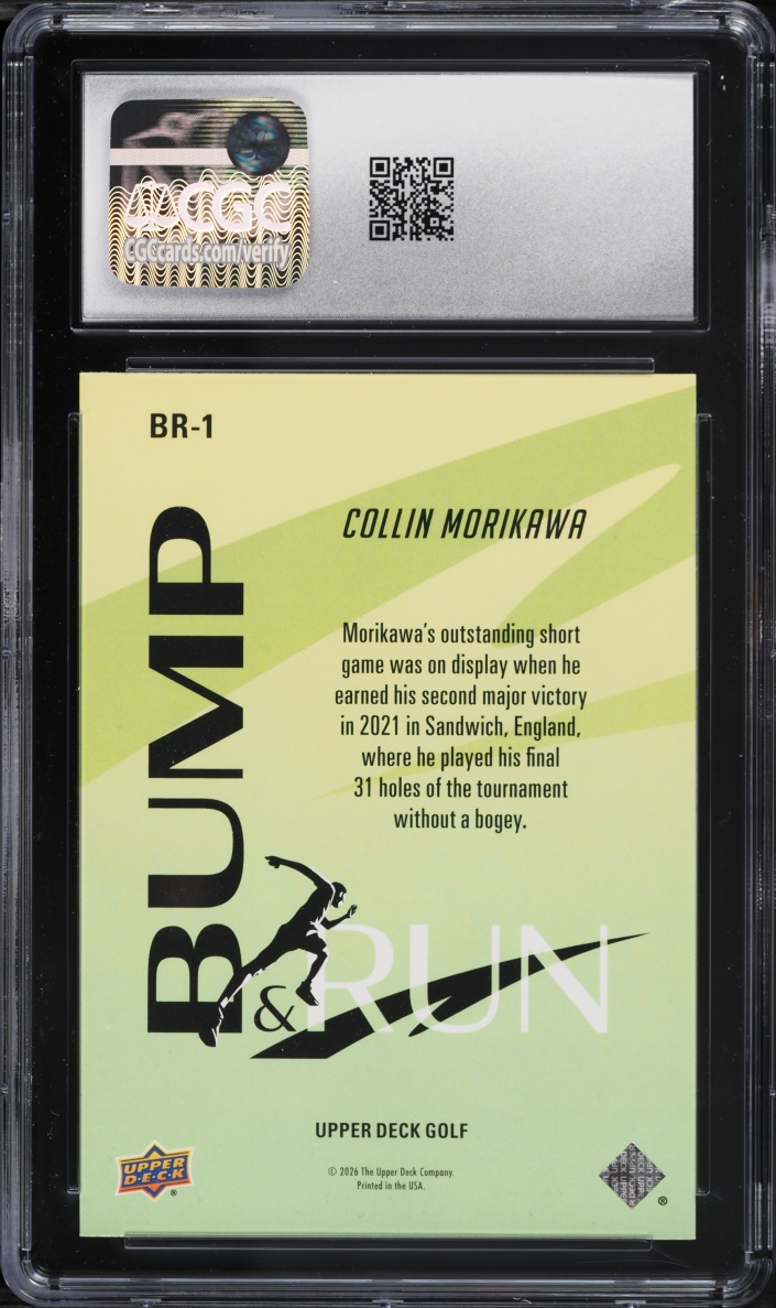 2026 Upper Deck Golf Bump & Run Collin Morikawa #BR-1 CGC 10 GEM MINT