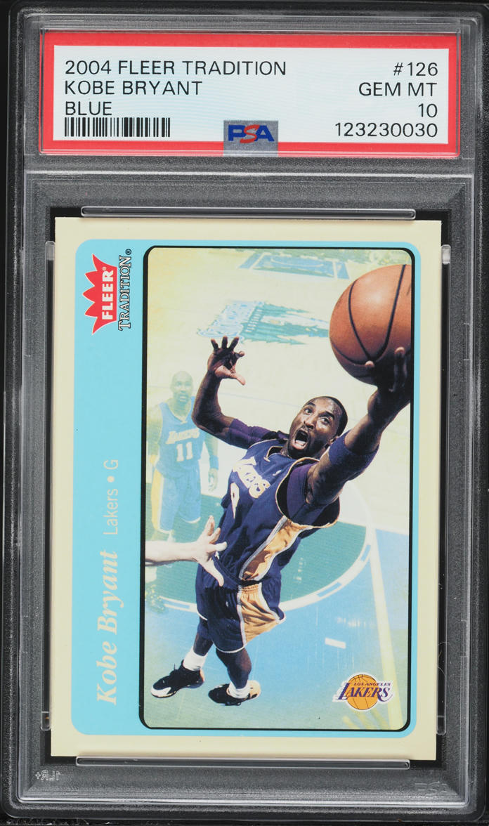 2004 Fleer Tradition Blue Kobe Bryant #126 PSA 10 GEM MINT