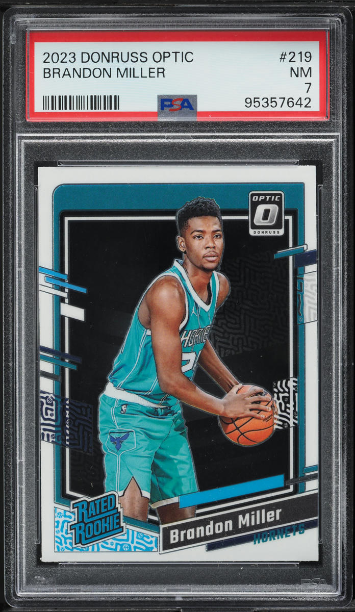2023 Donruss Optic Brandon Miller ROOKIE #219 PSA 7 NRMT