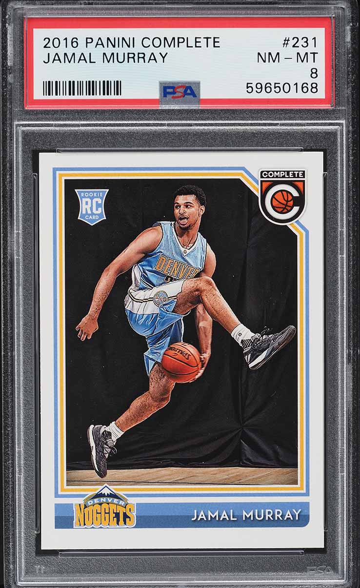 2016 Donruss Optic Signatures Purple Jamal Murray ROOKIE AUTO #6