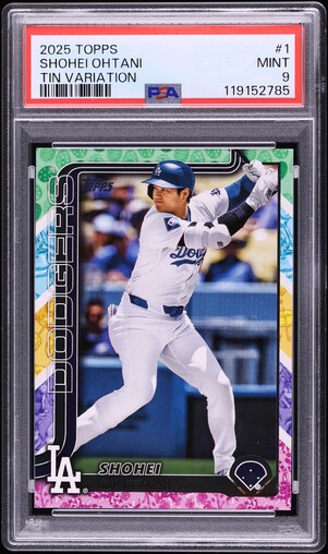 2025 Topps Heavy Lumber Shohei Ohtani #HL-6 PSA 9 MINT on Fanatics