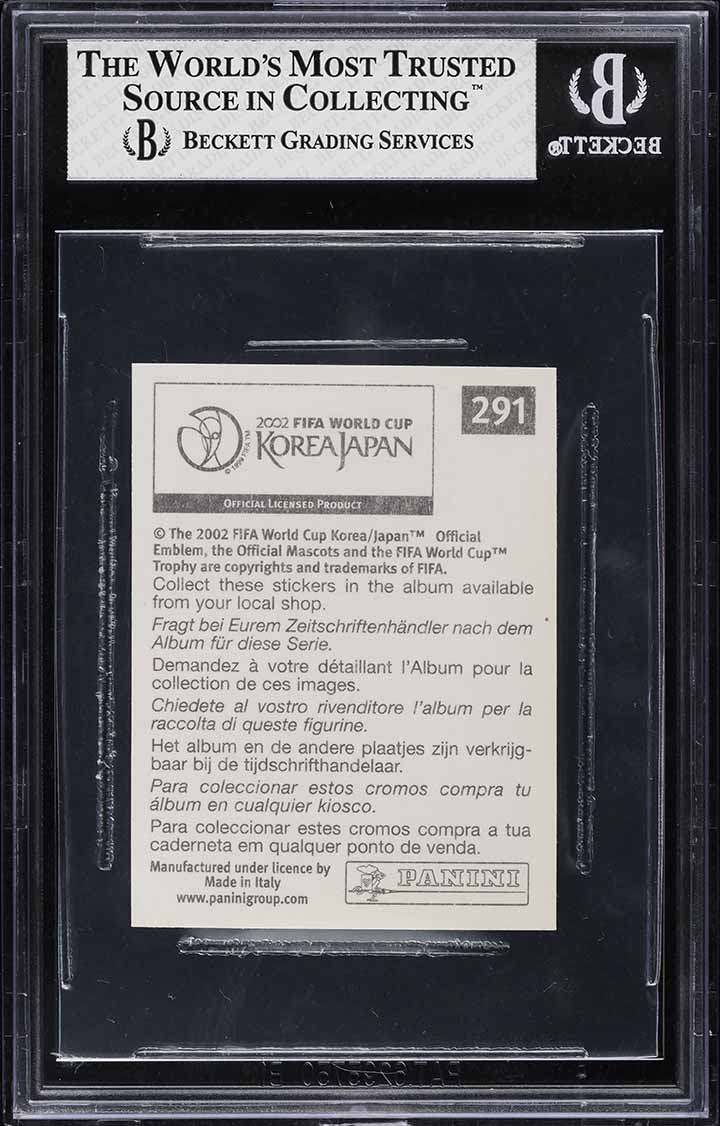 2002 Panini World Cup Stickers Landon Donovan ROOKIE #291 BGS 7 NRMT