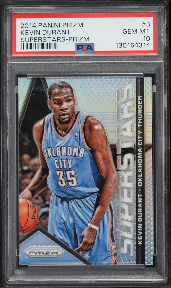 2014 Panini Prizm Superstars Kevin Durant #3 PSA 10 GEM MINT