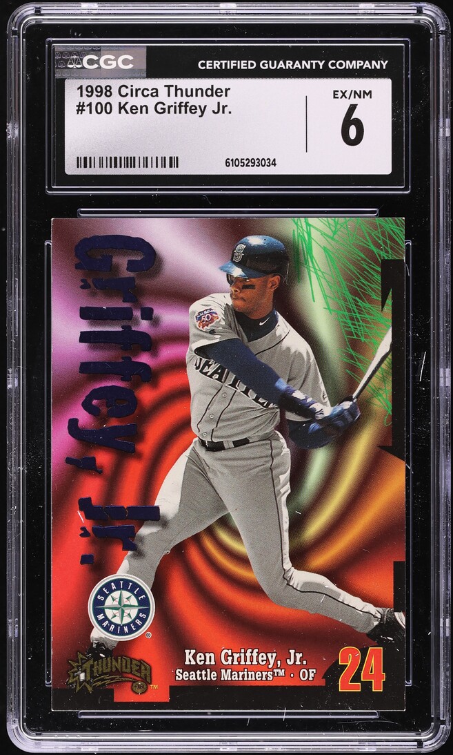 1998 Circa Thunder Ken Griffey Jr. #100 CGC 6 EXMT