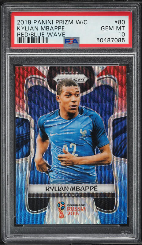 2024 Topps Now Uefa Champions League Kylian Mbappe #5 PSA 10 GEM