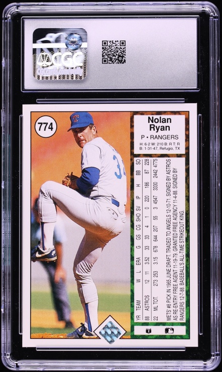 1989 Upper Deck Nolan Ryan #774 CGC 9 MINT