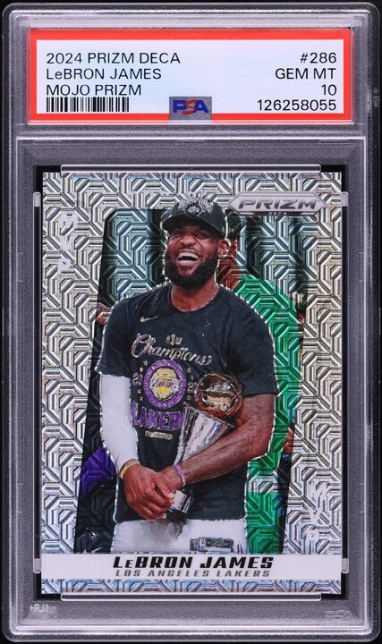 レブロン Prizm LeBron James red ice PSA 10! 2021 PANINI PRIZM 91 LeBRON JAMES RED ICE PSA 10 | eBay