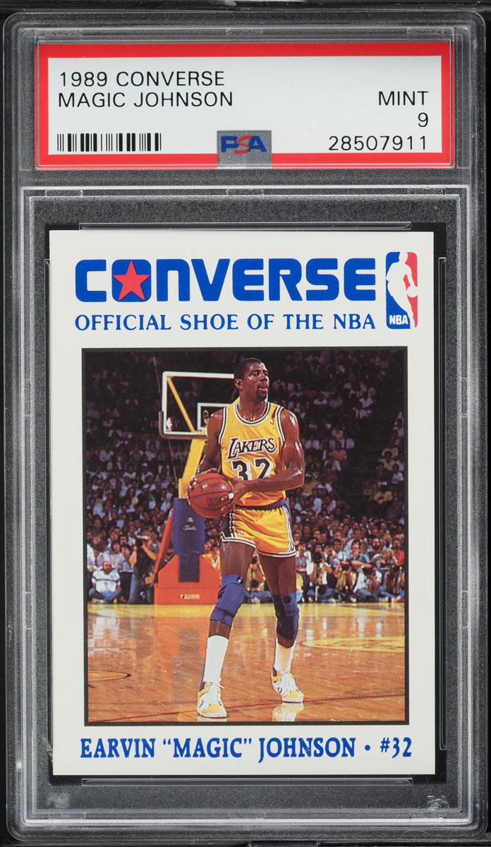 1989 Converse Basketball Magic Johnson PSA 9 MINT
