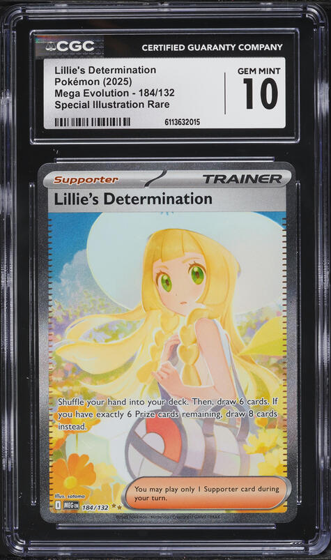 2025 Pokemon Mega Evolution Full Art Lillie's Determination #169