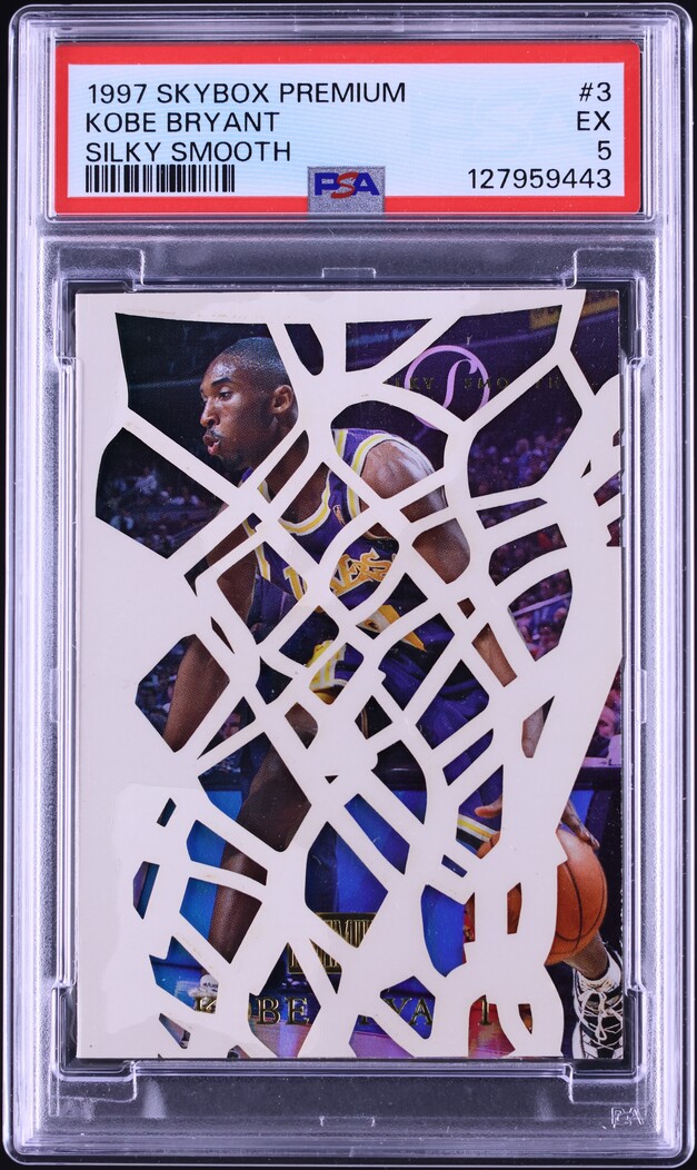 1997 Skybox Premium Players Kobe Bryant #3 BGS 9 MINT on Fanatics